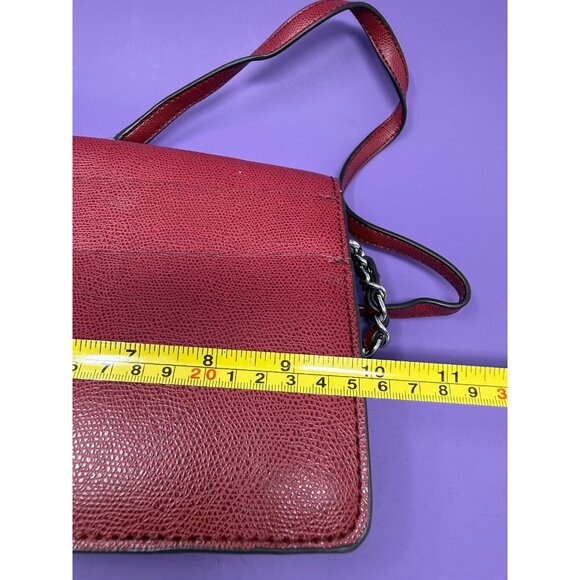 Guess Red Handbag Crossbody 10" Purse - Picture 5 of 9